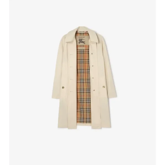 Car Coat Camden in Tropical Gabardine di media lunghezza