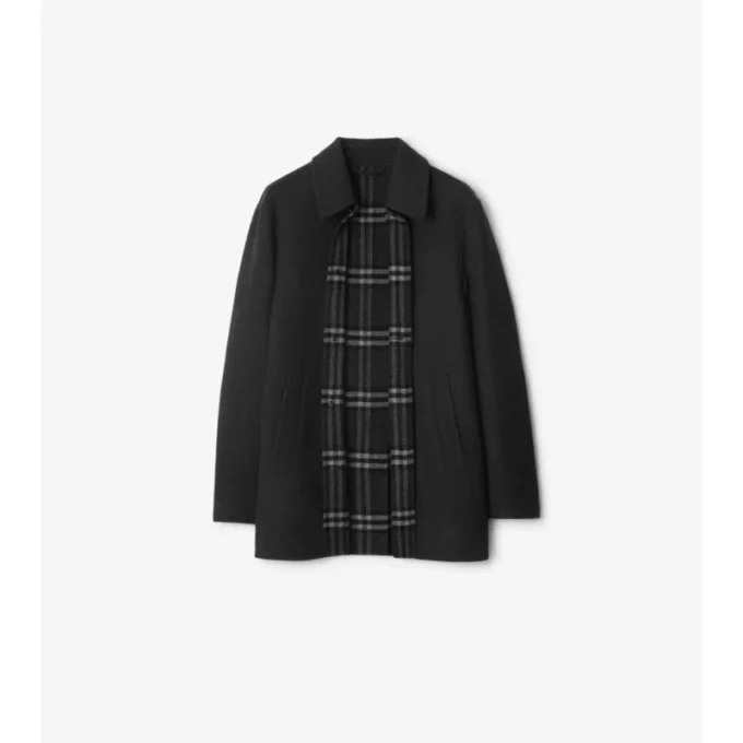 Car Coat corto in lana