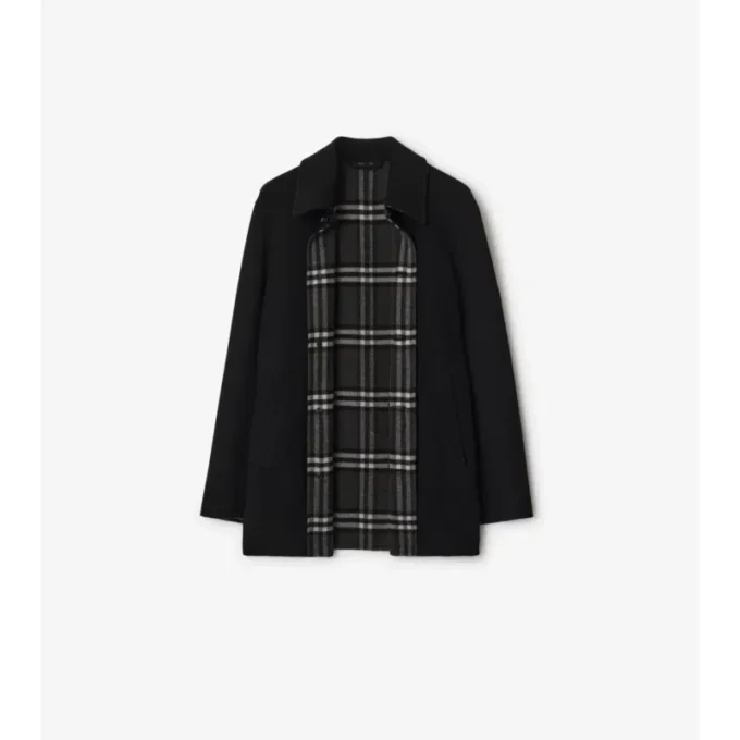 Car Coat corto in lana
