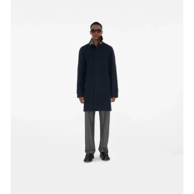 Car Coat in cashmere di media lunghezza