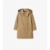 Car Coat in cotone con cappuccio