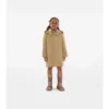 Car Coat in cotone con cappuccio