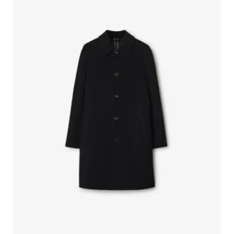 Car Coat in lana di media lunghezza