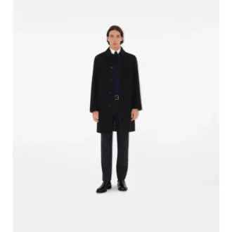 Car Coat in lana di media lunghezza