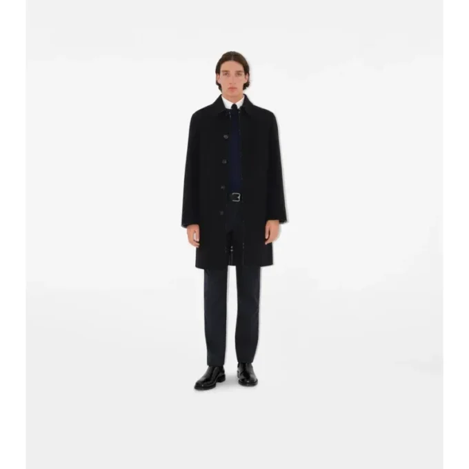 Car Coat in lana di media lunghezza