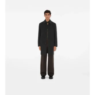Car Coat in lana di media lunghezza
