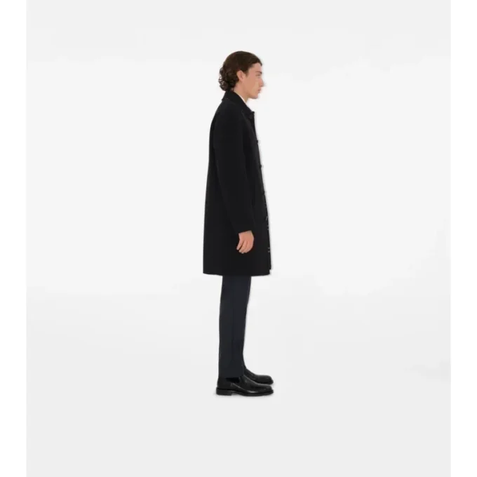 Car Coat in lana di media lunghezza