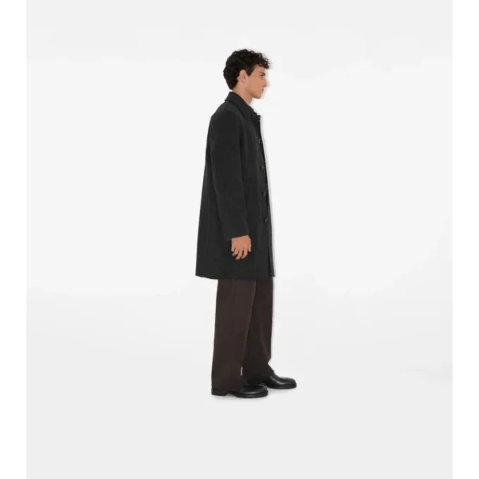 Car Coat in lana di media lunghezza