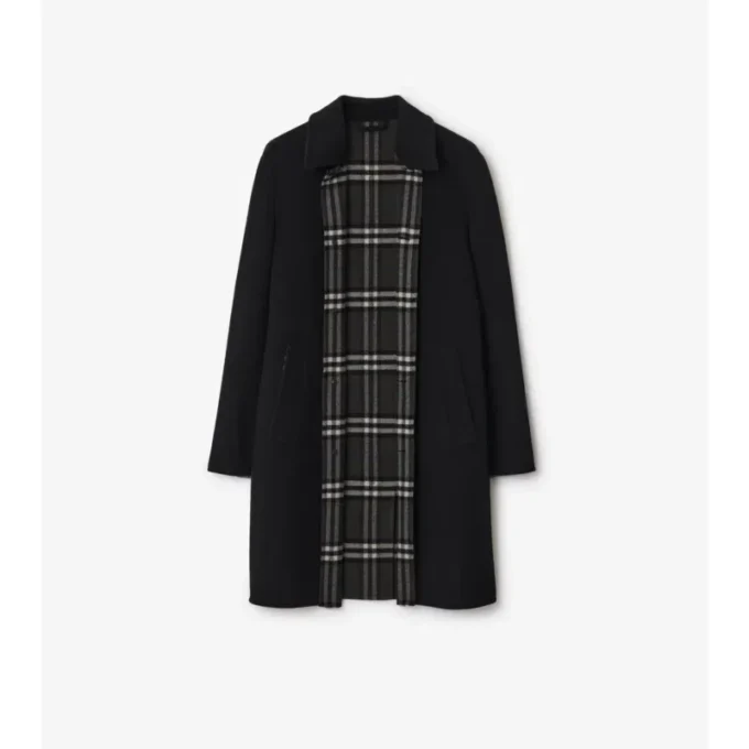 Car Coat in lana di media lunghezza