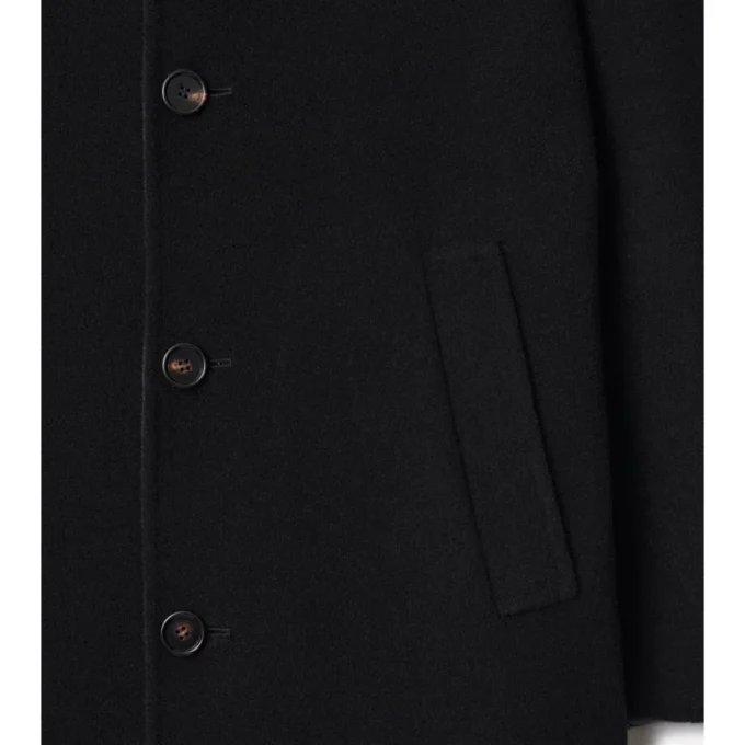 Car Coat in lana di media lunghezza