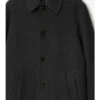 Car Coat in lana di media lunghezza