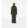 Car Coat in nylon trapuntato di media lunghezza