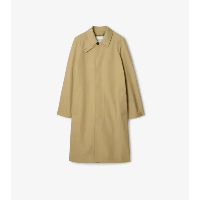 Car Coat lungo in cotone