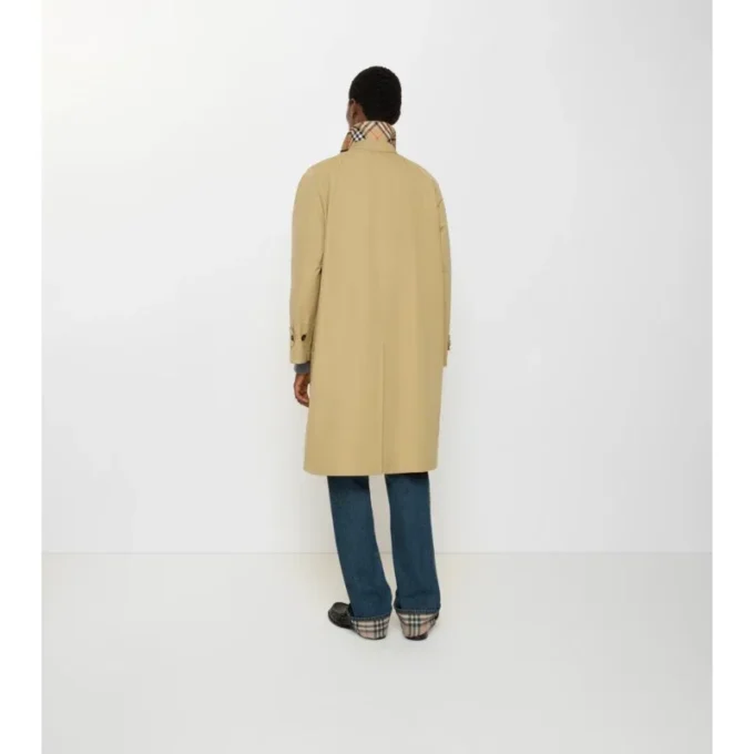 Car Coat lungo in cotone