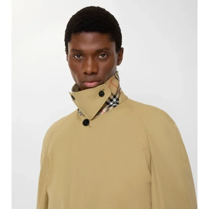 Car Coat lungo in cotone