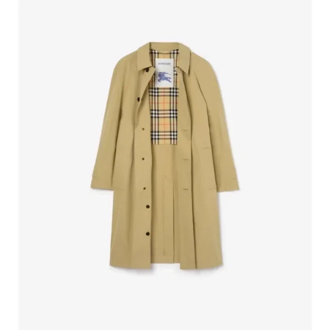 Car Coat lungo in cotone