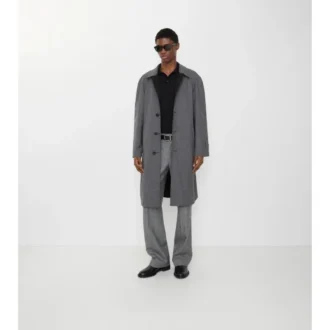 Car Coat Parkbury in lana a quadri, lungo e reversibile