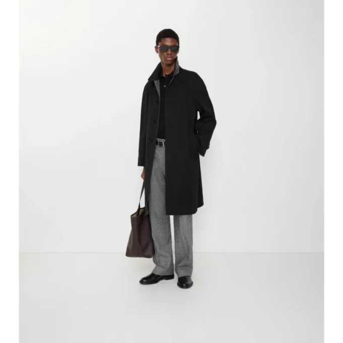 Car Coat Parkbury in lana a quadri, lungo e reversibile