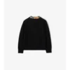 Cardigan in lana con bordi a quadri