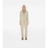 Cardigan in lana con motivo a quadri