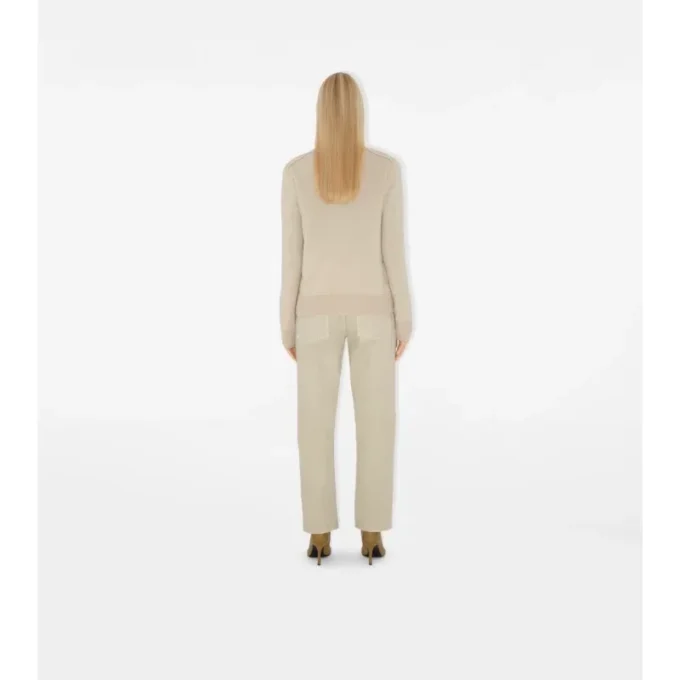 Cardigan in lana con motivo a quadri