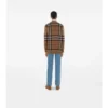 Cardigan in lana e cashmere a quadri
