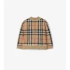 Cardigan in lana e cashmere con motivo a quadri