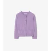 Cardigan in lana e cashmere con toppe a quadri
