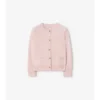 Cardigan in lana e cashmere con toppe a quadri