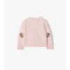 Cardigan in lana e cashmere con toppe a quadri