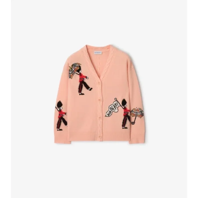 Cardigan in lana London Guards
