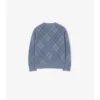 Cardigan in maglia a punto traforato