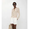 Cardigan in misto cotone e lana EKD