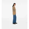 Cardigan in misto lana a quadri