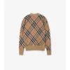 Cardigan in misto lana e mohair con motivo a quadri