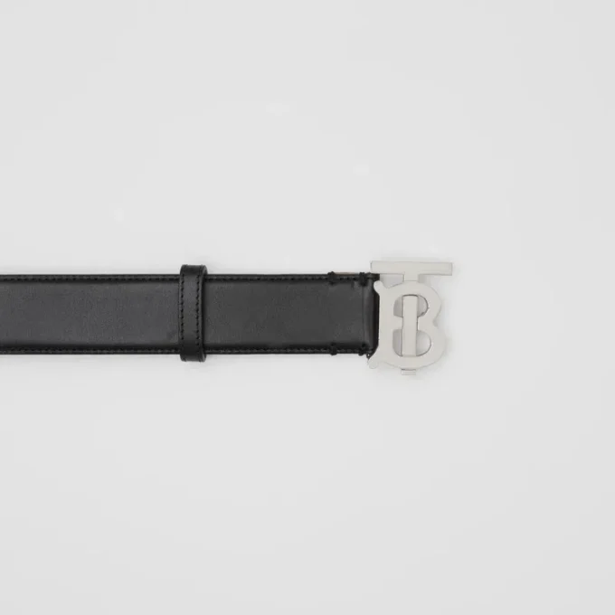 Cintura in pelle con motivo Monogram