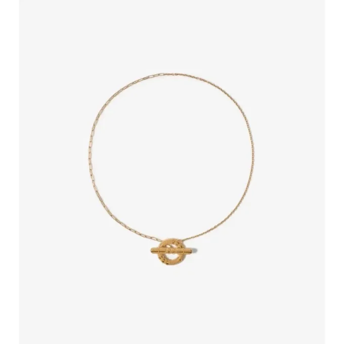 Collana a T con granulazione a quadri