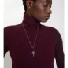 Collana con ciondolo a forma di cavaliere