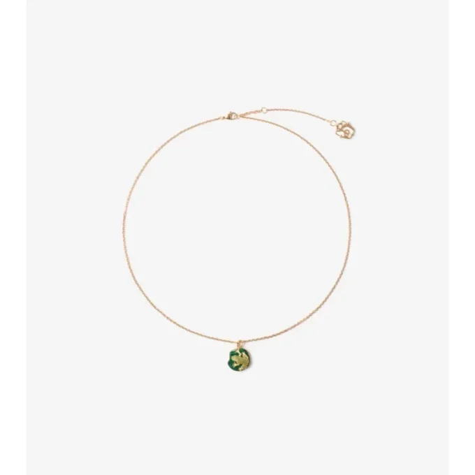 Collana con ciondolo a forma di rana