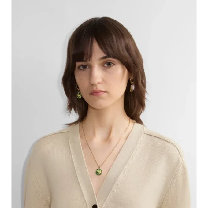 Collana con ciondolo a forma di rana