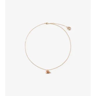 Collana con ciondolo a forma di volpe 