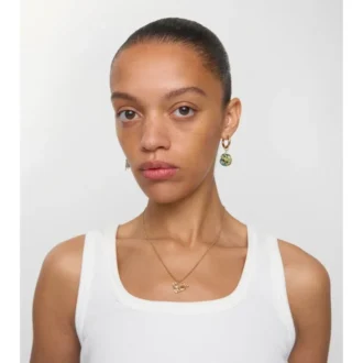 Collana con ciondolo a forma di volpe 