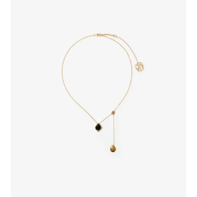 Collana con ciondolo a scudo in onice