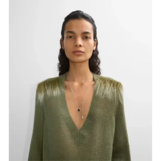 Collana con ciondolo a scudo in onice