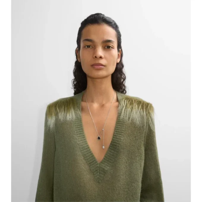 Collana con ciondolo a scudo in onice