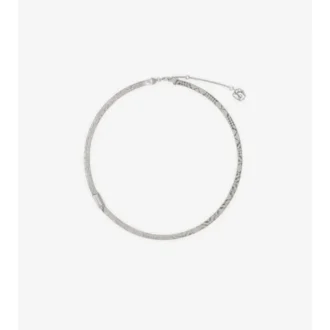 Collana con motivo a quadri inciso 