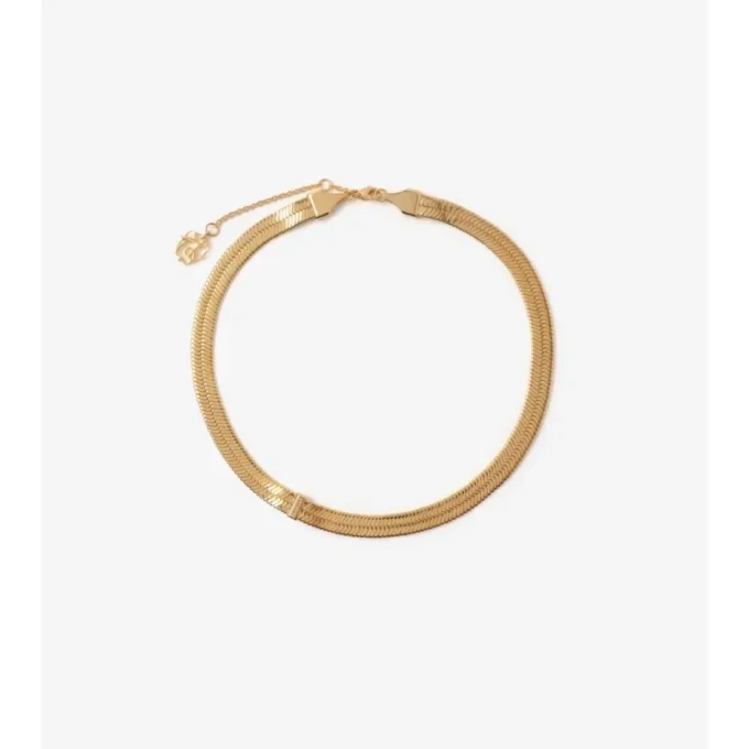 Collana con motivo a quadri inciso