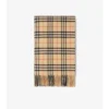 Coperta in cashmere con motivo a quadri