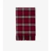 Coperta in cashmere con motivo a quadri