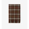 Coperta in cashmere con motivo a quadri